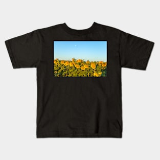 Sunflowers and  moon Kids T-Shirt